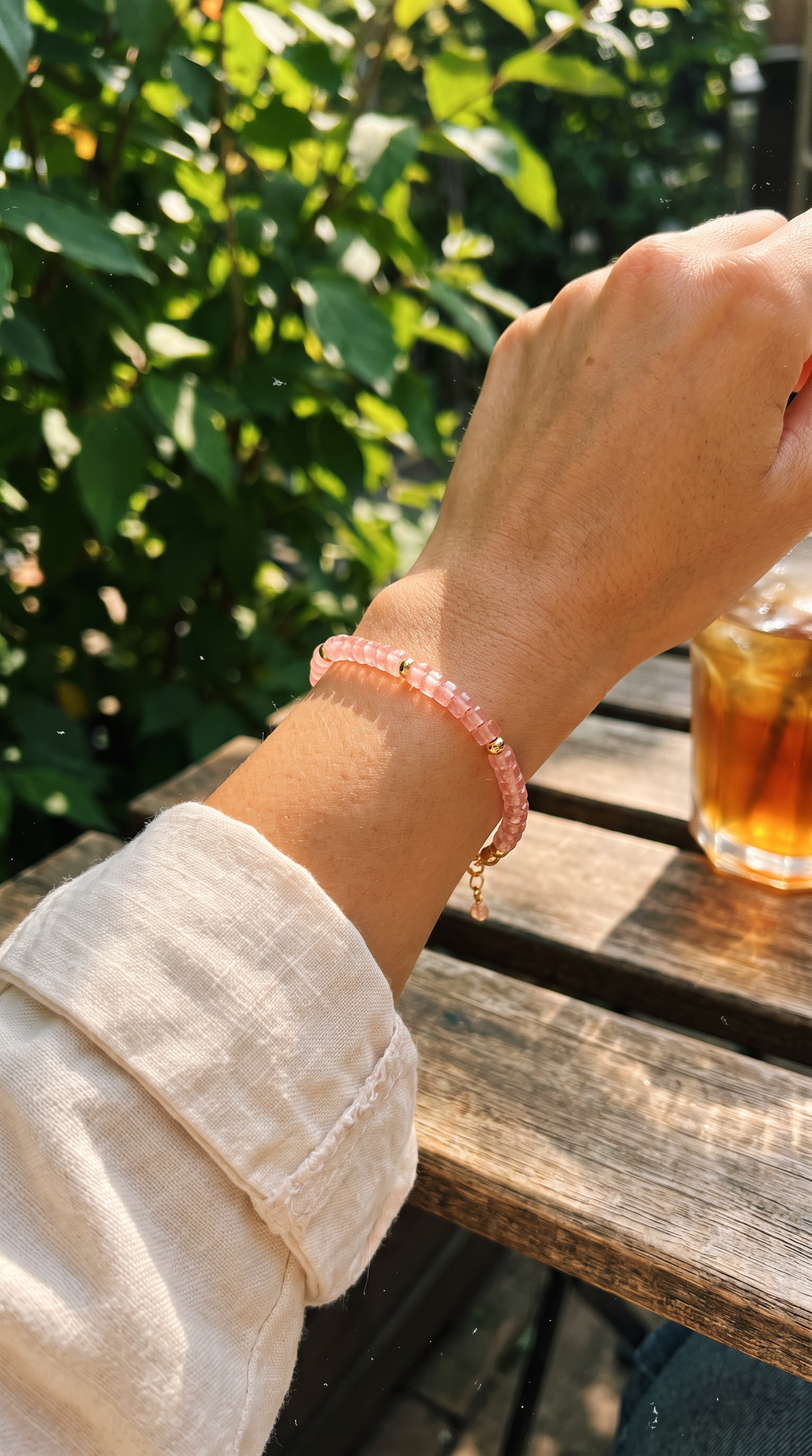 Cherry Quartz Bracelet