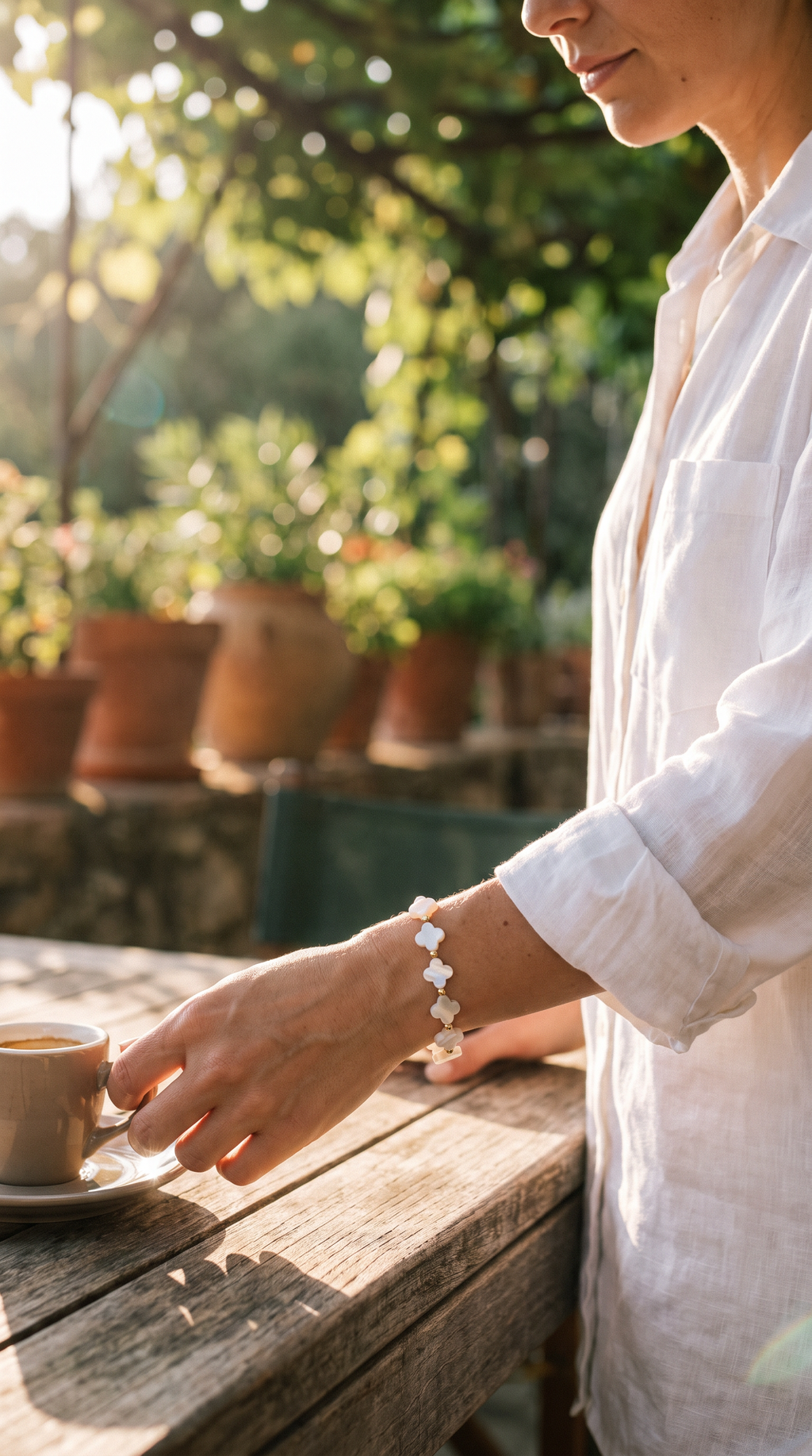 Softness is not Weakness – Mother of Pearl Bracelet
