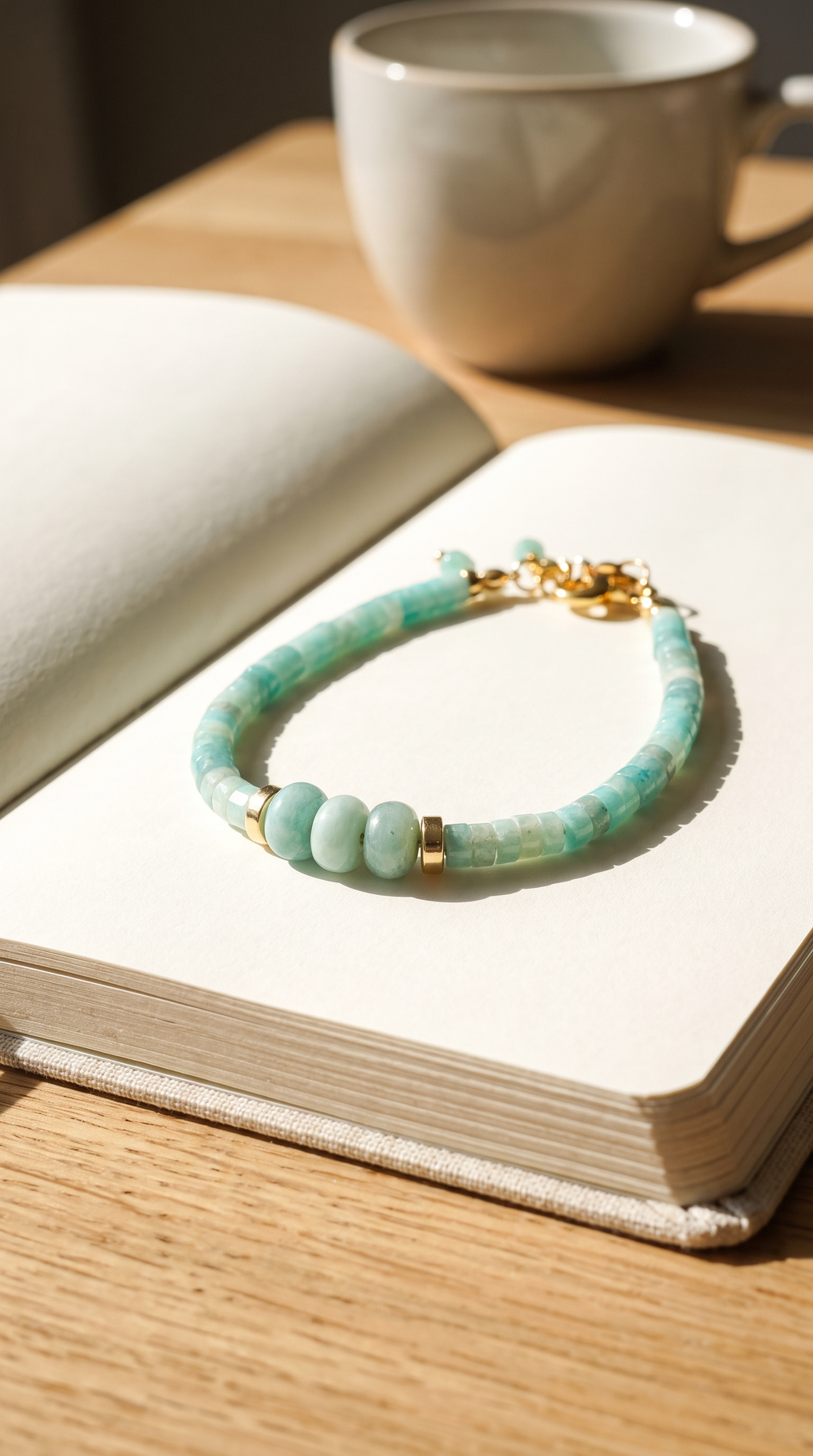 Amazonite Heishi Bracelet