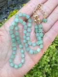 Green Aventurine Heart Chakra Necklace