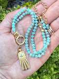 Amazonite Evil Eye Protection Necklace