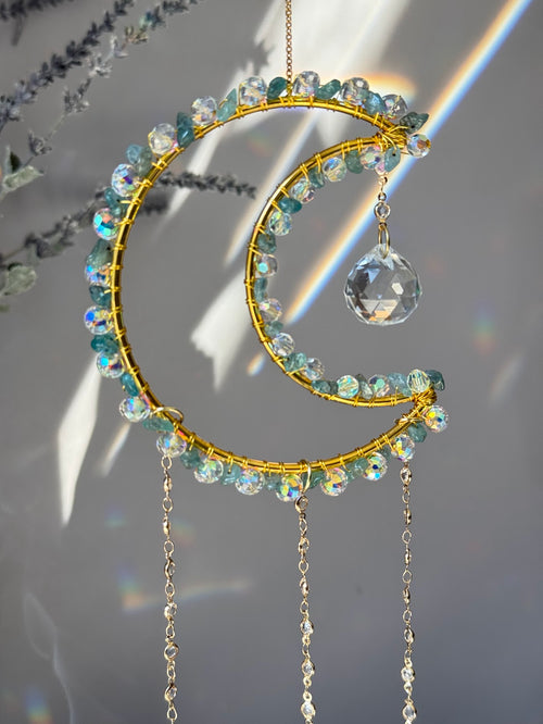 Apatite Crystal Suncatcher