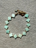 Amazonite Flower Bracelet