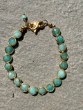 Amazonite Coins Bracelet