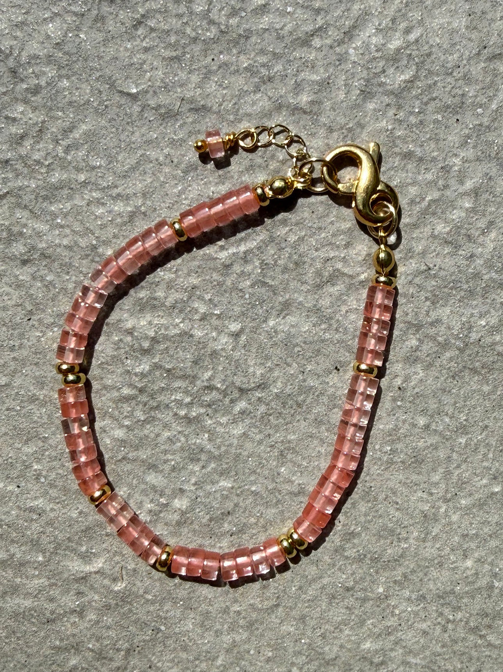 Cherry Quartz Bracelet
