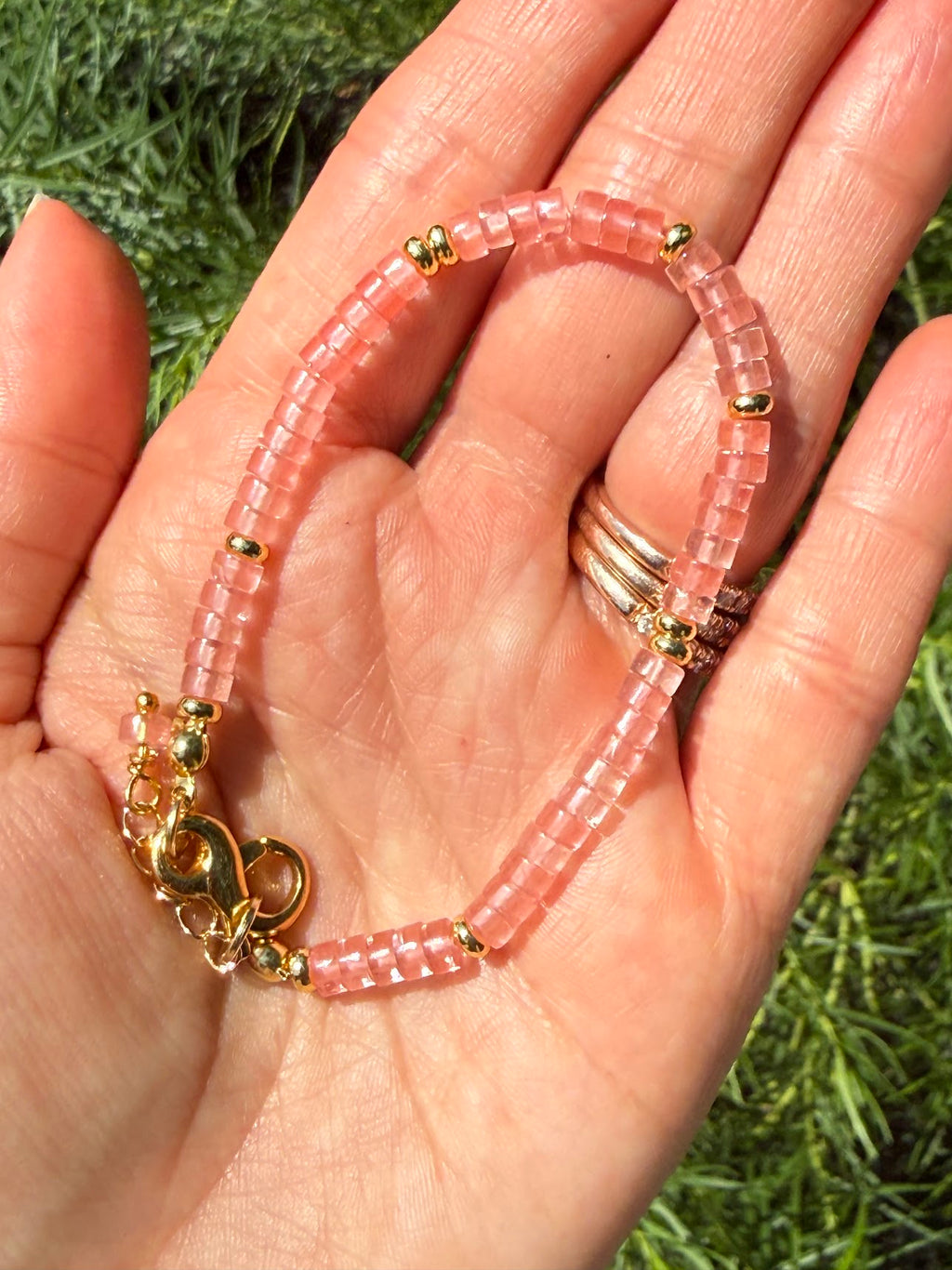 Cherry Quartz Bracelet