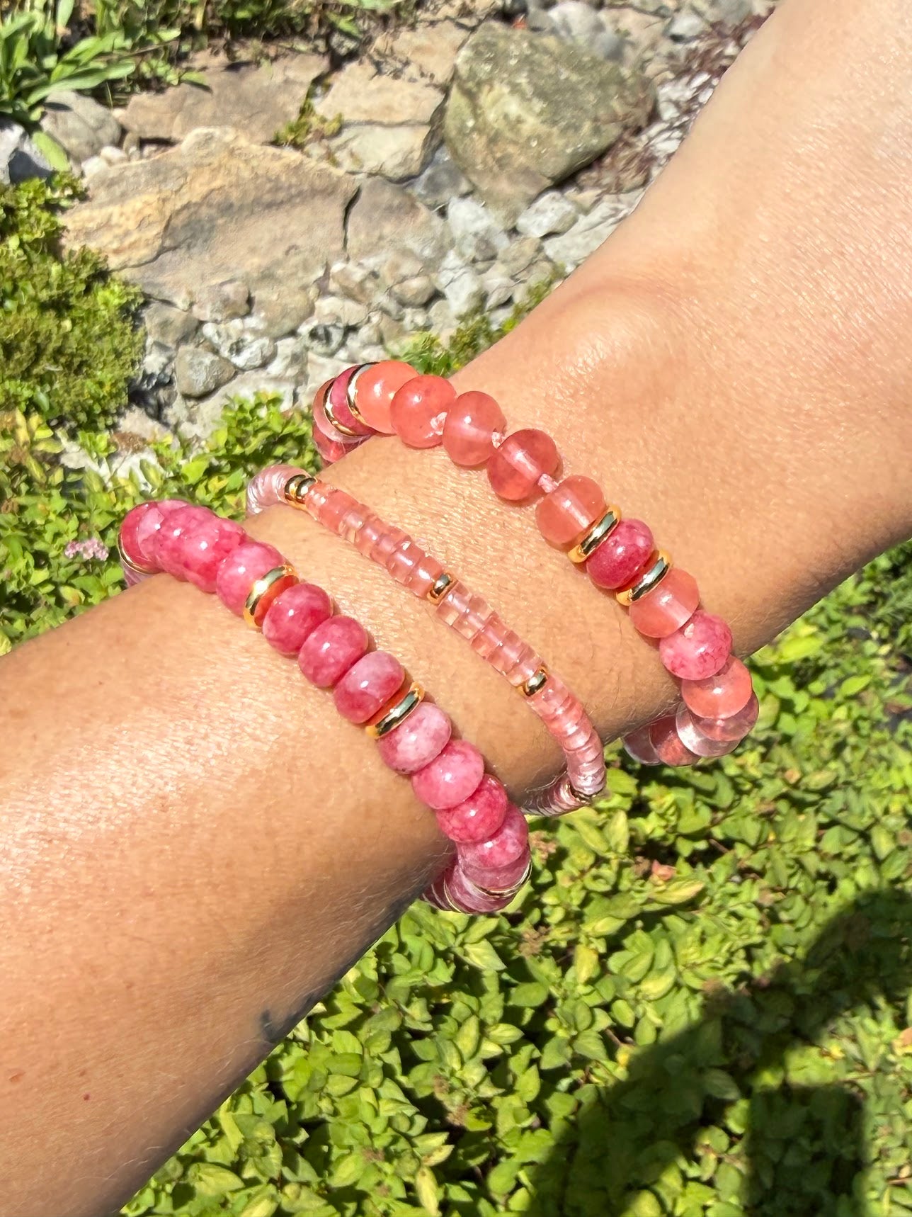 Cherry Quartz Bracelet