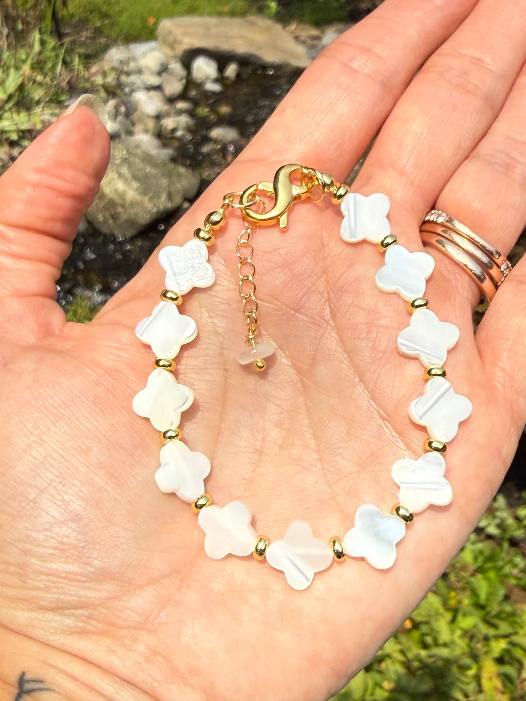 Softness is not Weakness – Mother of Pearl Bracelet