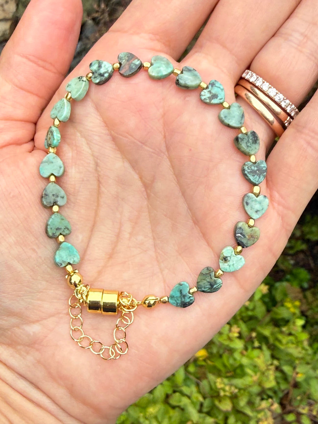 Desert Sky Turquoise Heart Bracelet
