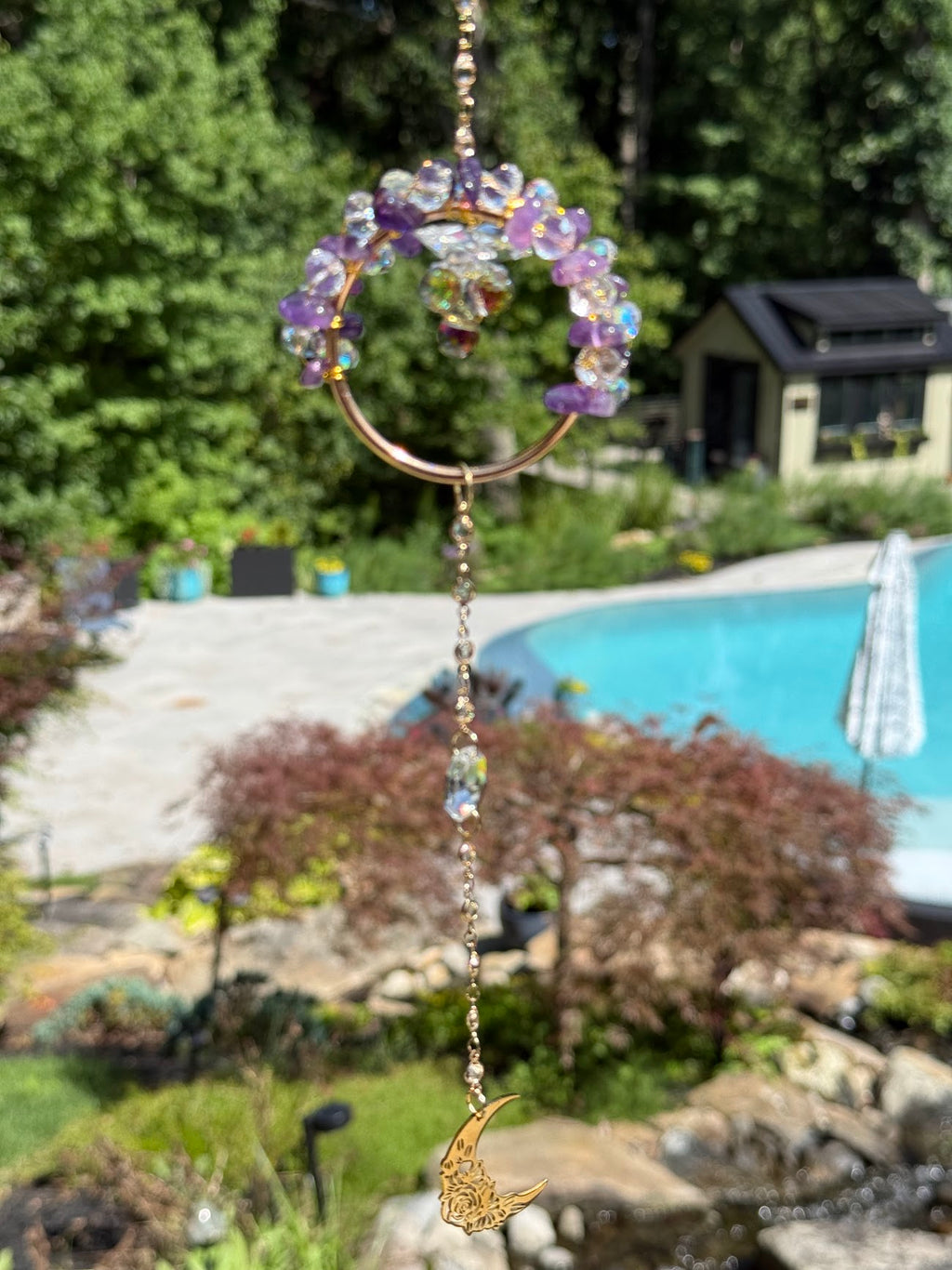 Wishing Moon Suncatcher