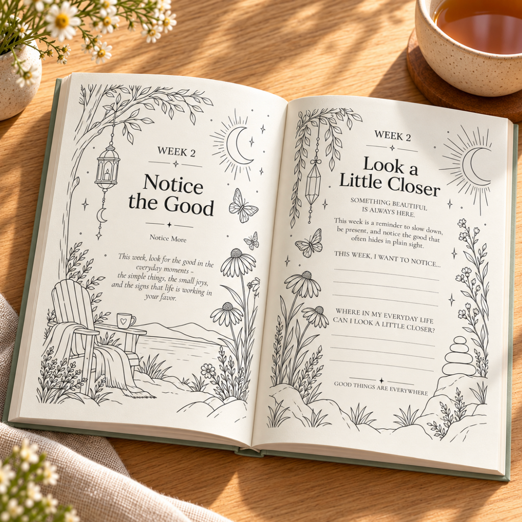 Good Things Are Already Happening: A 90-Day Guided Journal to Notice the Good, Shift Your Perspective, and Find More Joy in Everyday Life