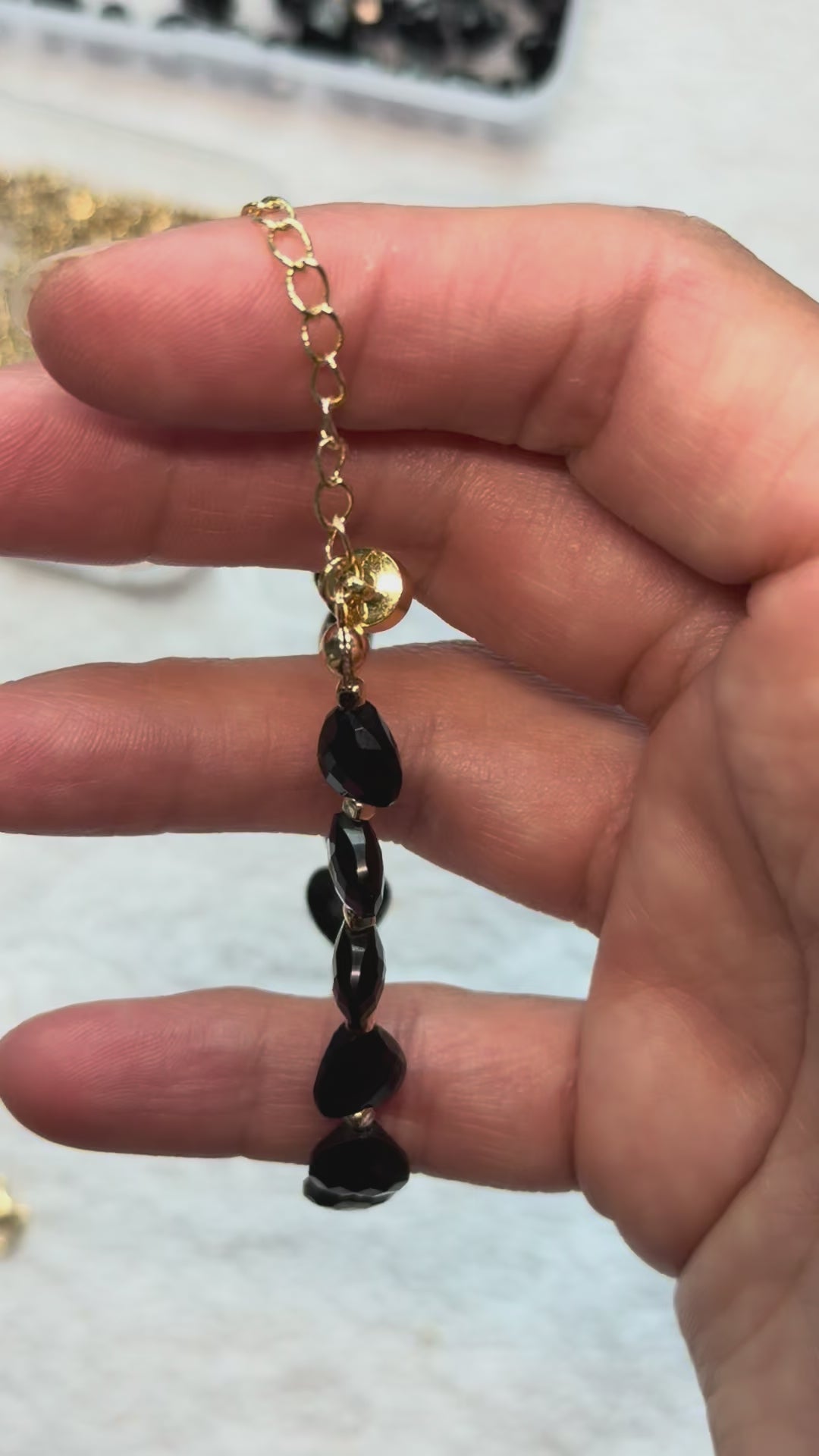 Fiercely Protected Black Obsidian Heart Bracelet
