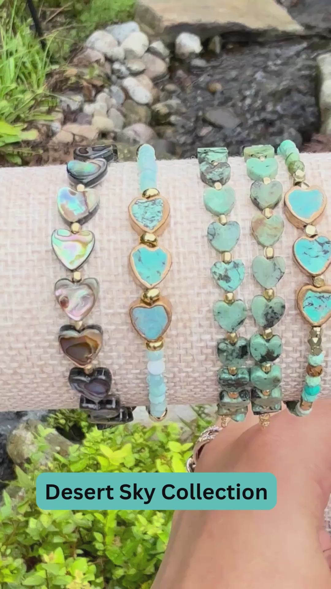 Faceted Turquoise Bracelet