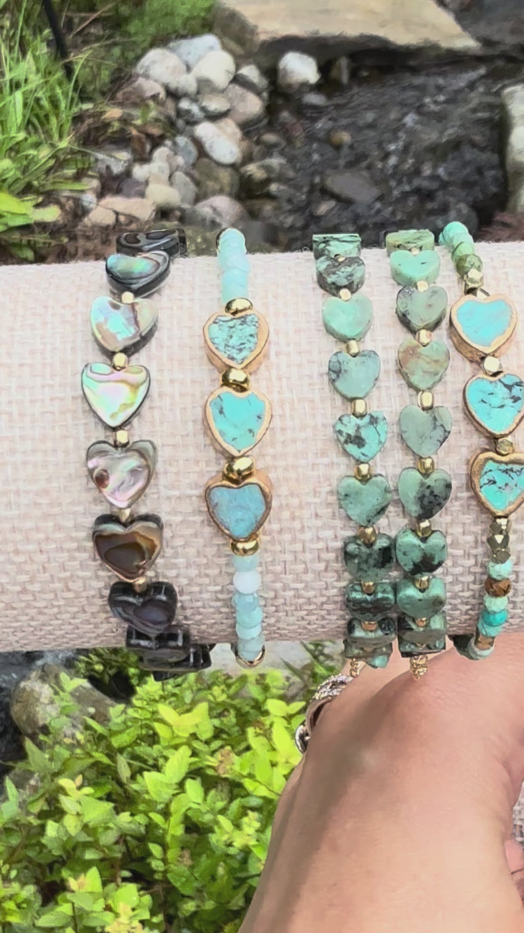 Desert Sky Larimar & Turquoise Copper Bracelet